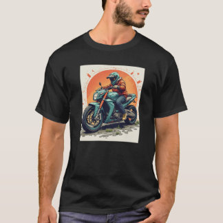 T-shirt de motocicleta