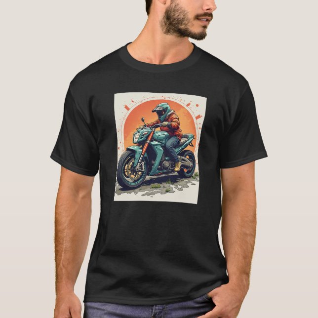 T-shirt de motocicleta (Frente)
