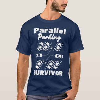 T-Shirt De Motorista Engraçado Com Sobrevivência P