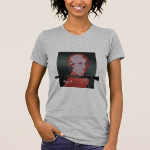 T-shirt de Mozart/clarinete