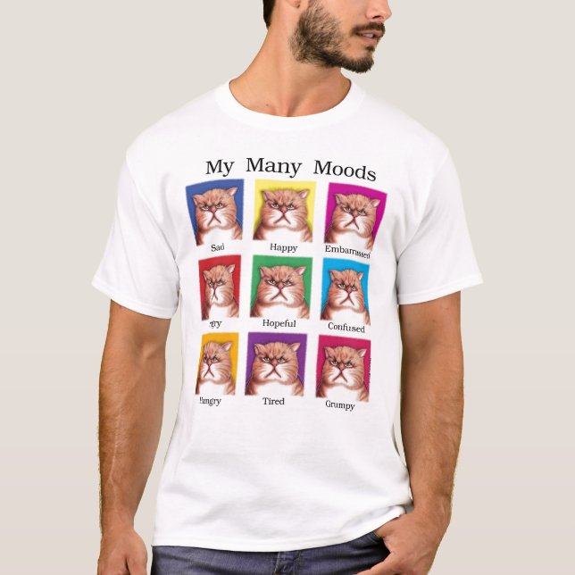 T-shirt de muitos humores (Frente)