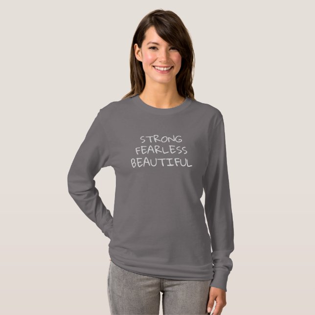 T-Shirt de mulheres sem medo (Frente Completa)