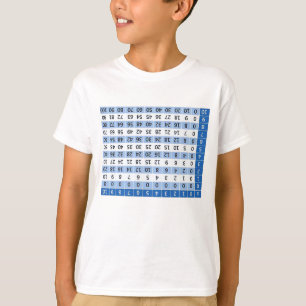 T-shirt De multiplicação das mesas referência 4 fácil