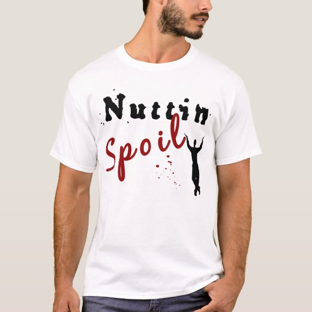 T-shirt de Naija do entulho de Nuttin (Frente)