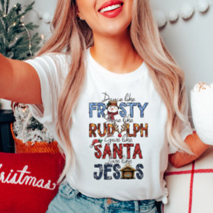 T-Shirt de Natal Cristão Divertido