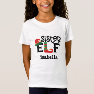 T-Shirt de Natal da Irmã Personalizada