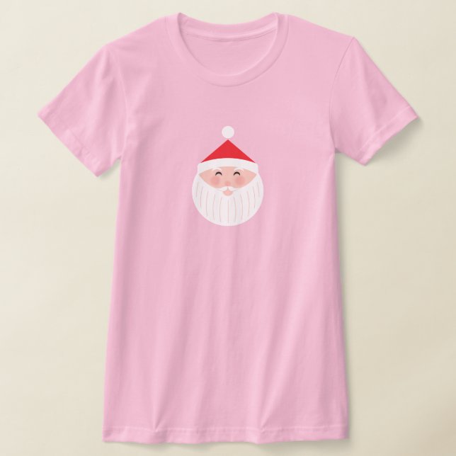 T-Shirt de Natal de Cabeça de papais noeis (Postura )