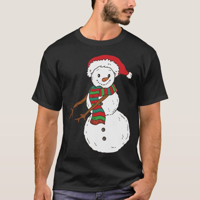 T-Shirt de Natal engraçado e bonito (Frente)
