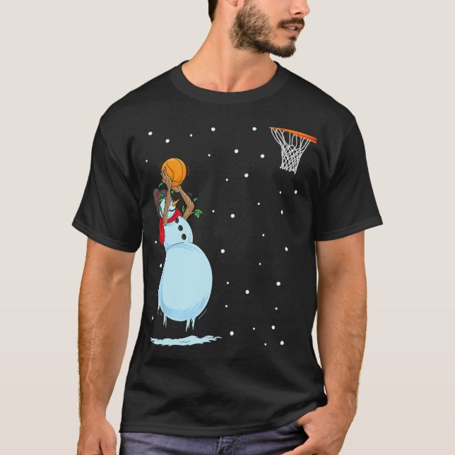 T-Shirt de Natal Engraçado Snowman (Frente)