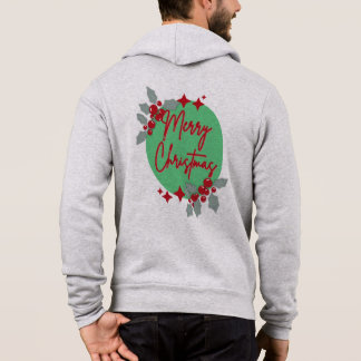 T-Shirt de Natal impresso de trás