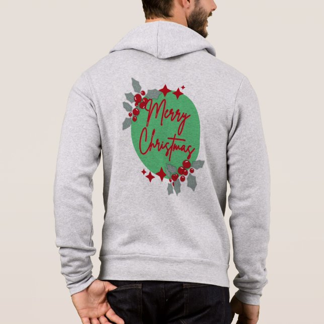 T-Shirt de Natal impresso de trás (Verso)