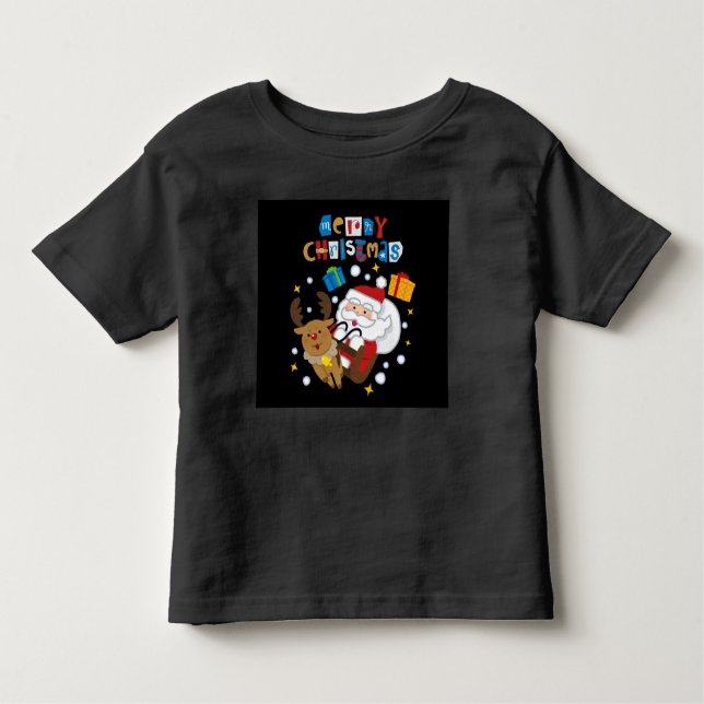 t-shirt de natal infantil (Frente)
