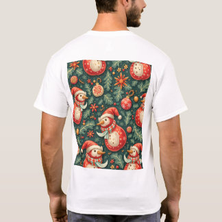 t-shirt de natal quente