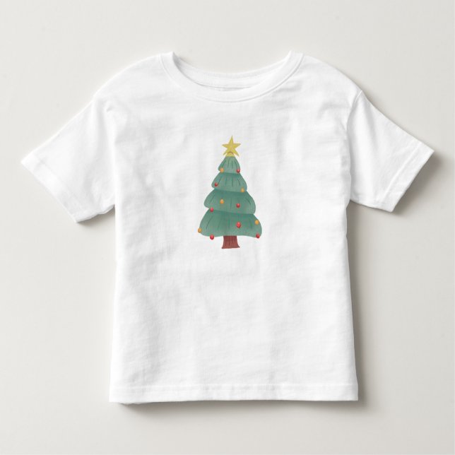 T-shirt de Natal Toddler (Frente)