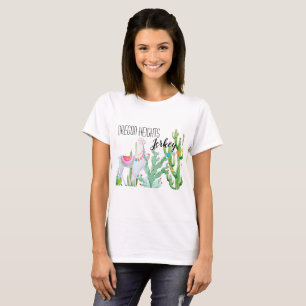 T-Shirt de Negócios Personalizado Boho Llama Bohem