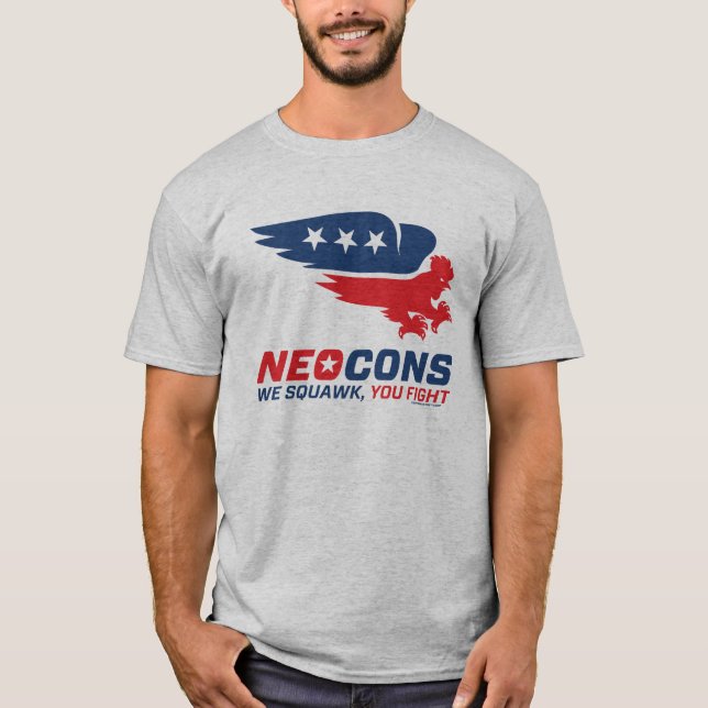T-shirt de Neocons Chickenhawk (Frente)