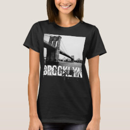 T-shirt de New York da ponte de Brooklyn para