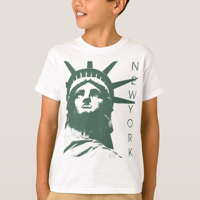 T-shirt de New York do t-shirt da estátua da (Frente)