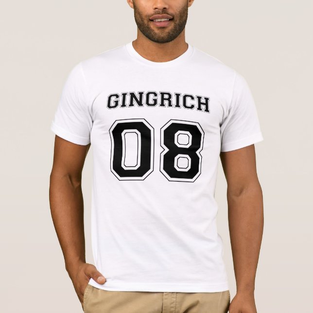 T-shirt de Newt Gingrich (Frente)