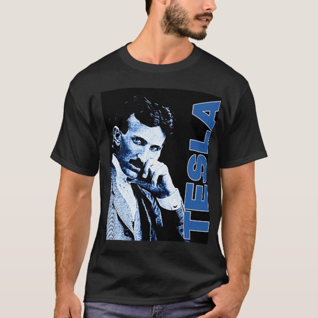T-shirt de Nikloa Tesla (Frente)