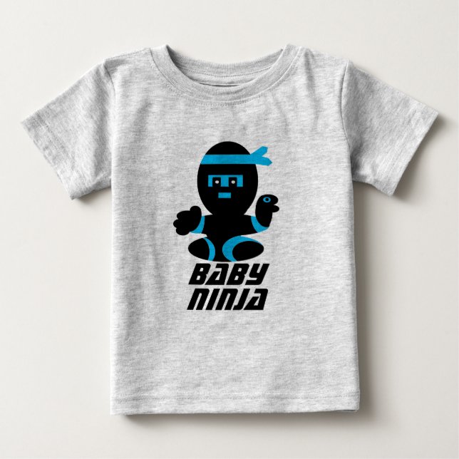 T-shirt de Ninja do bebê (Frente)