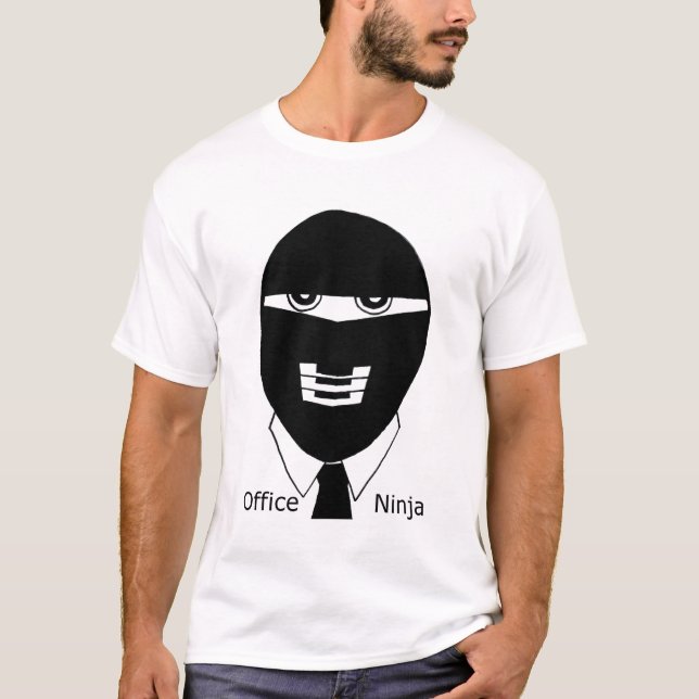T-shirt de Ninja do escritório (Frente)