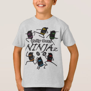 T-shirt de Ninja dos miúdos: Feijão de geléia