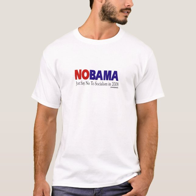 T-shirt de NObama (Frente)