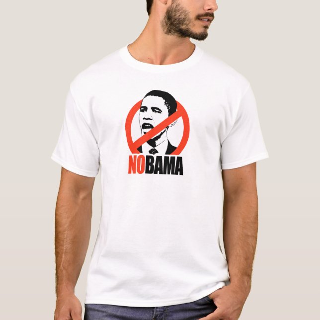 T-SHIRT DE NOBAMA/ANTI-OBAMA (Frente)