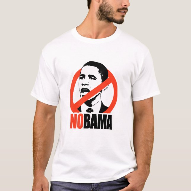 T-SHIRT DE NOBAMA/ANTI-OBAMA (Frente)
