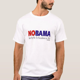 T-shirt de NObama - personalizado