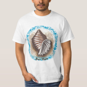 t-shirt de nome personalizado SeaShell