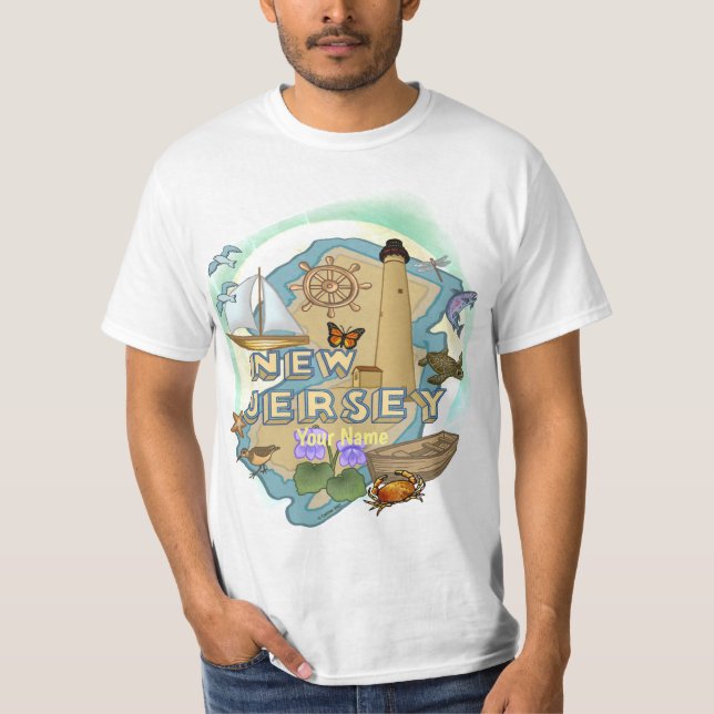 t-shirt de Nova Jersey (Frente)