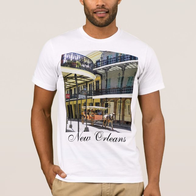 T-shirt de Nova Orleães do bairro francês (Frente)