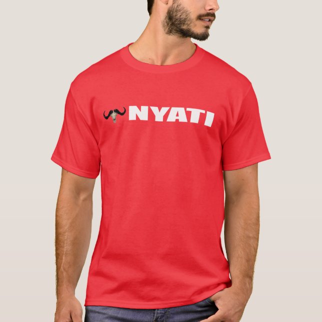 T-shirt de Nyati - VERMELHO (Frente)