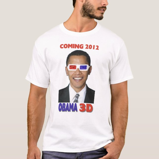 T-shirt de Obama 3D (Frente)