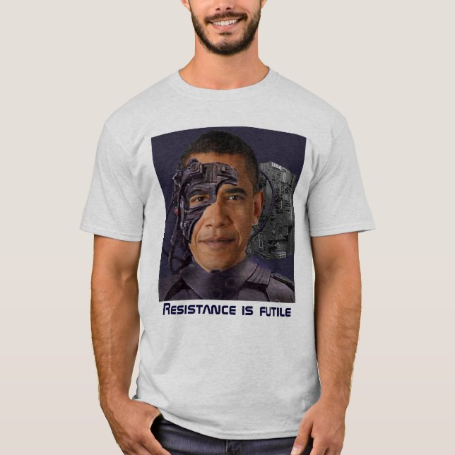 T-shirt de Obama Borg (Frente)