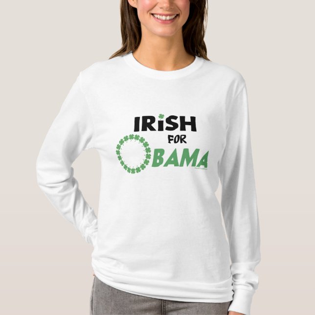 T-shirt de Obama do irlandês (Frente)
