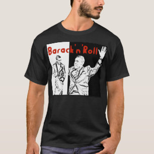 T-shirt de Obama do rolo de Barack "n"