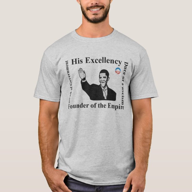 T-shirt de Obama Mussolini (Frente)