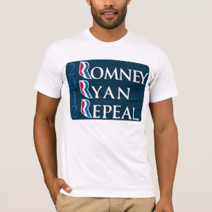 T-shirt de Obamacare da revogação de Romney Ryan