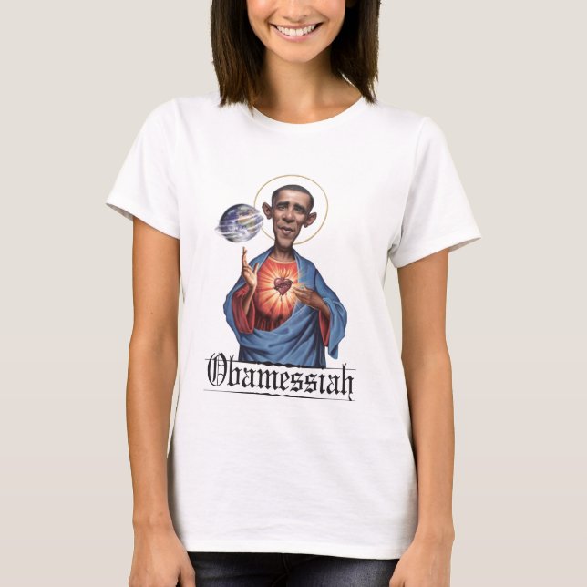T-shirt de Obamessiah: Mulheres (Frente)