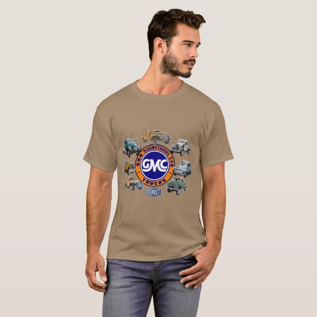 t-shirt de oldGMCtrucks.com - parte dianteira do (Frente Completa)