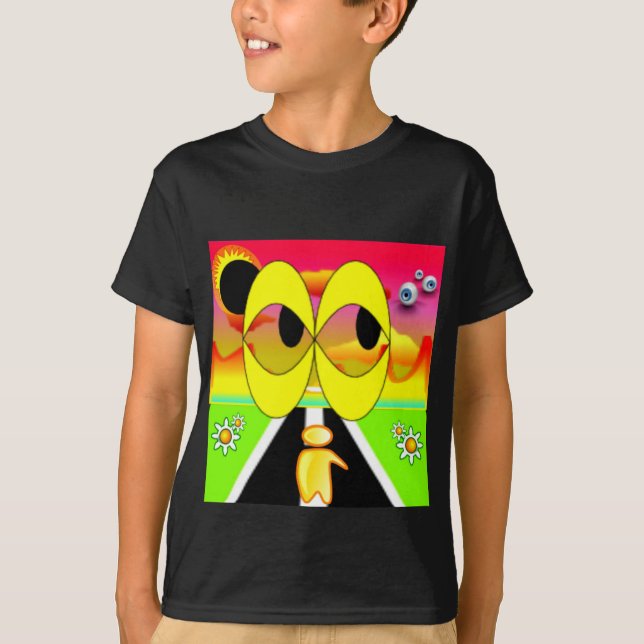 T-Shirt de Olhos Espaciais (Frente)