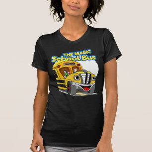 T-Shirt de ônibus escolar mágico