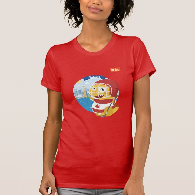 T-shirt de Ontário VIPKID (alaranjado) (Frente)