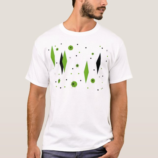 T-Shirt de Ouros Verdes e Impulsos Retrovisores (Frente)