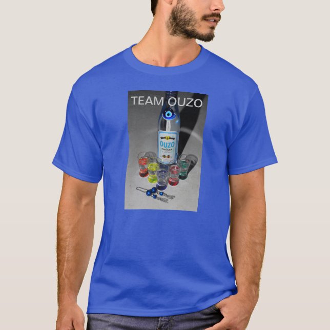 T-shirt de Ouzo do grego (Frente)