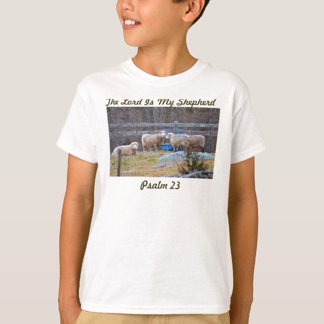 T-Shirt de Ovelha Infantil (Frente)
