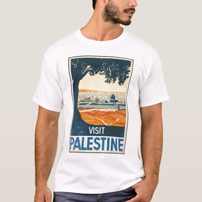 T-shirt de Palestina da visita (Frente)